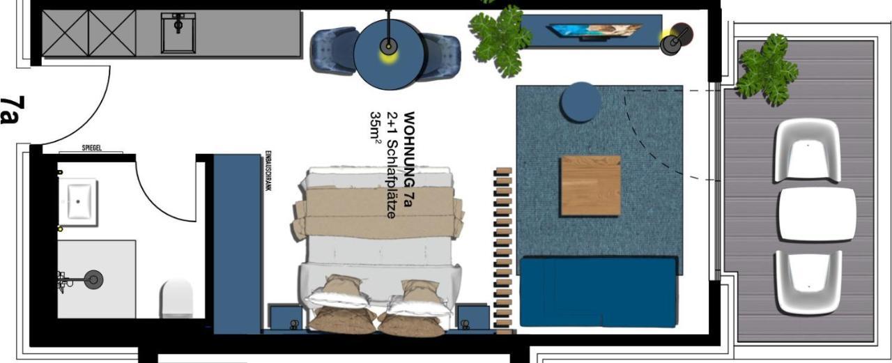 Seebruecke Heringsdorf - 1-Raum-Appartement Mit Balkon S7A المظهر الخارجي الصورة